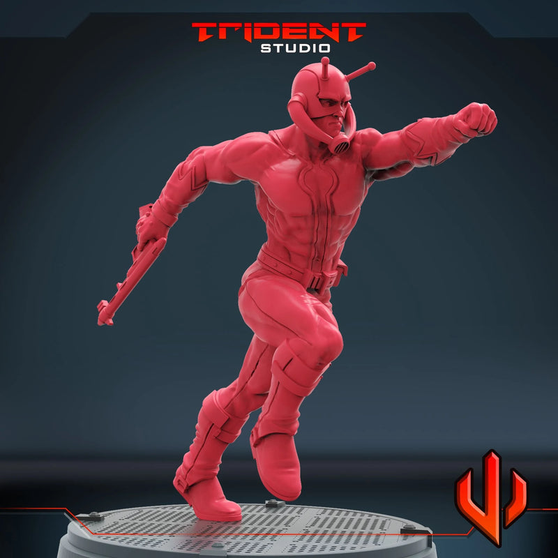 Classic Antman Marvel MCP-compatible 40mm resin proxy miniature by Trident Miniatures - product image 2