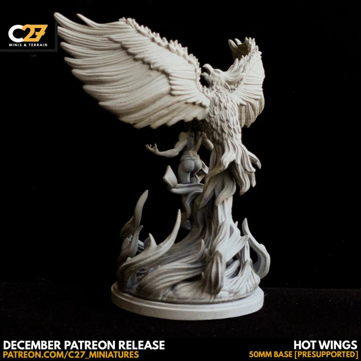 Phoenix (Dec 2021 Sculpt) Marvel MCP-compatible resin miniature by C27 Studios - product image 2