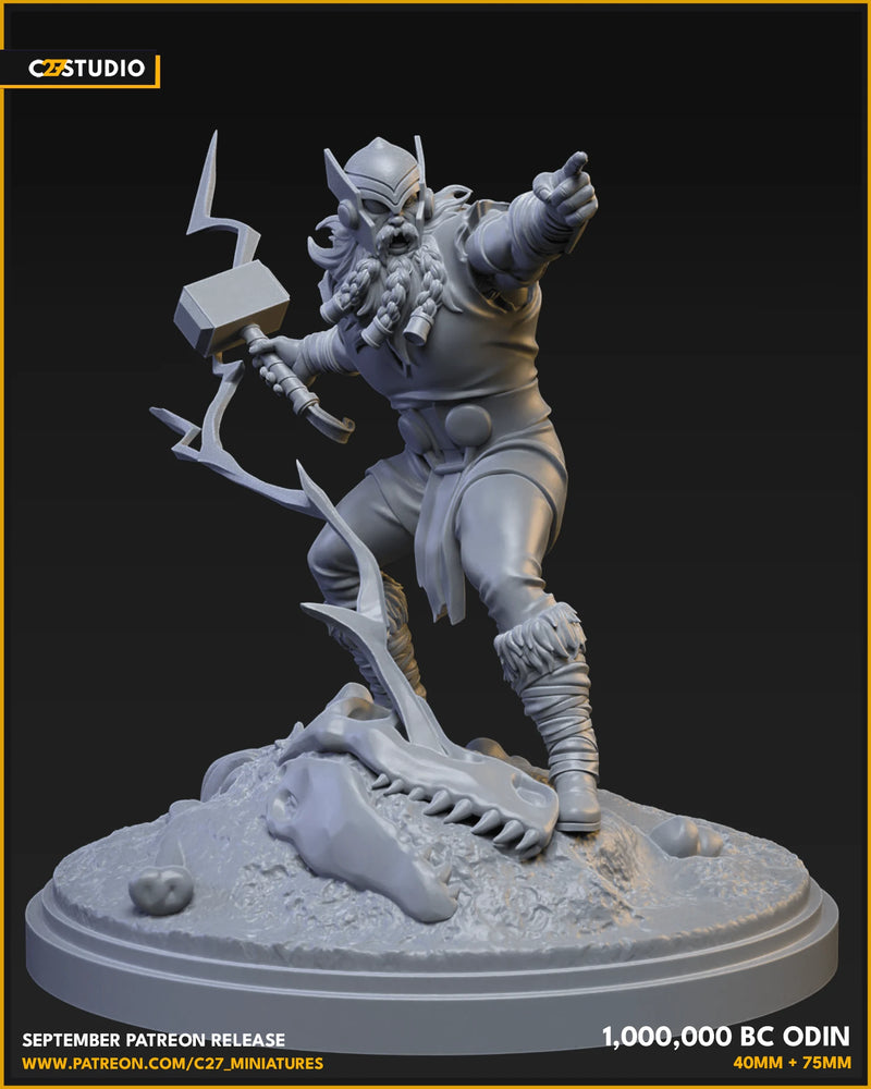 Odin (1 Mil BC) Marvel MCP-compatible resin miniature by C27 Studios - product image 2