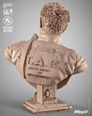 Chris Resident Evil Portrait Bust resin bust kit view 2