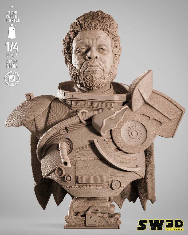SW3D October 2025 Term Saw Gerrera Portrait Bust