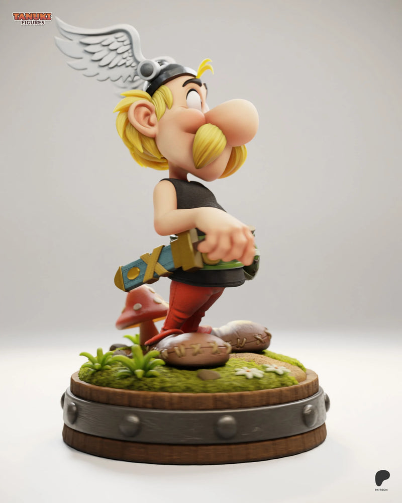 Asterix Toon Resin Figure - Toon view 2