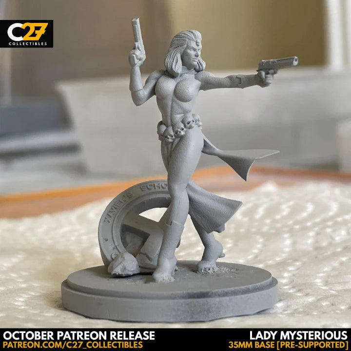 Mystique Marvel MCP-compatible resin miniature by C27 Studios - product image 2