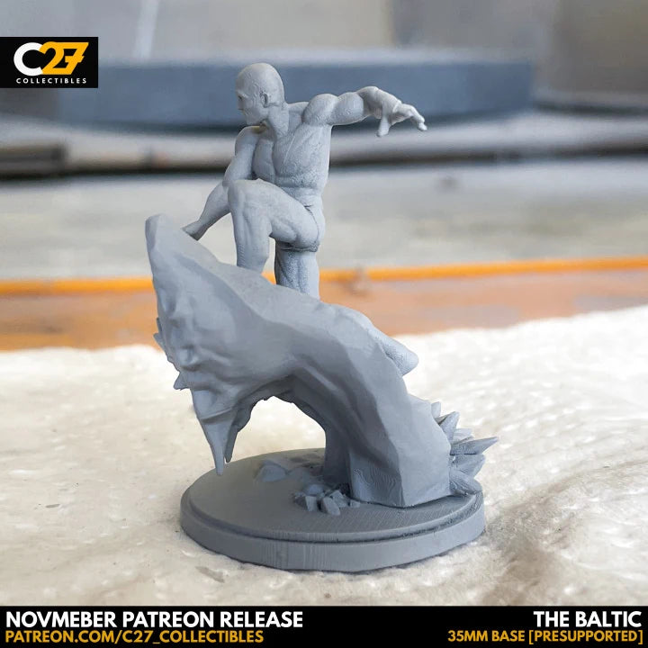 Iceman Marvel MCP-compatible resin miniature by C27 Studios - product image 2