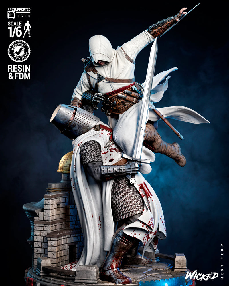 Assassin’s Creed 1 Diorama resin diorama kit view 2