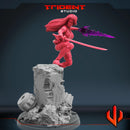 Psylocke - Sculpt B Marvel MCP-compatible 40mm resin proxy miniature by Trident Miniatures - product image 2