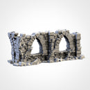 Abandoned City Ruins 3D printed terrain view 2