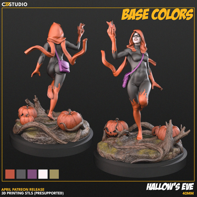 Hallow's Eve Marvel MCP-compatible resin miniature by C27 Studios - product image 2