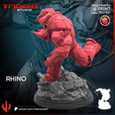Rhino PS4 Marvel MCP-compatible 40mm resin proxy miniature by Trident Miniatures - product image 2