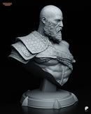 Kratos (2018) Resin Statue & Bust - Bust view 2