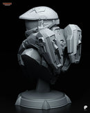 Master Chief Resin Statue & Bust - Bust view 2