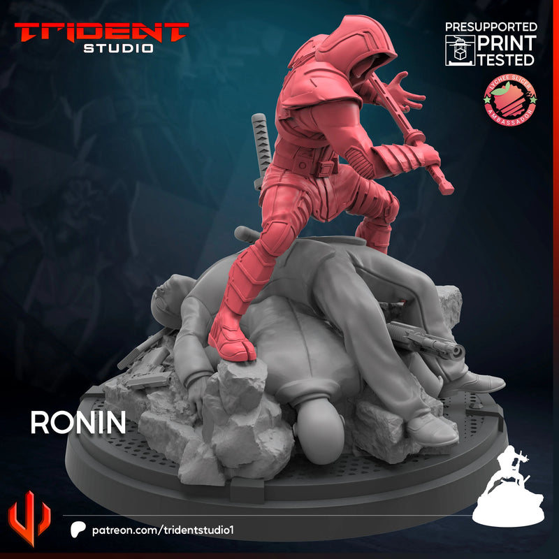 Ronin Marvel MCP-compatible 40mm resin proxy miniature by Trident Miniatures - product image 2