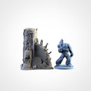 City Debris 3D printed terrain view 2