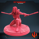 Mockingbird Marvel MCP-compatible 40mm resin proxy miniature by Trident Miniatures - product image 2