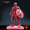 Red Guardian Marvel MCP-compatible 40mm resin proxy miniature by Trident Miniatures - product image 2