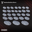 Industrial Bases 25mm to 60mm - DakkaDakka Resin Miniature - image 2