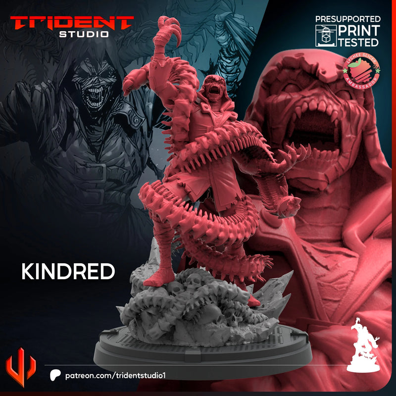Kindred Marvel MCP-compatible 40mm resin proxy miniature by Trident Miniatures - product image 2