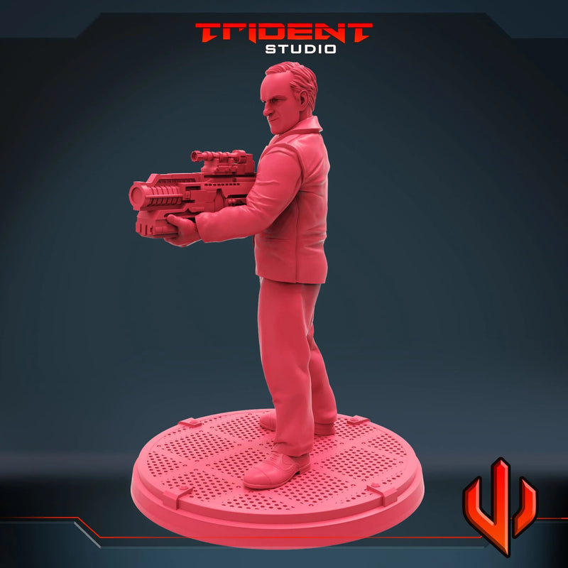 Phil Coulson - Sculpt A Marvel MCP-compatible 40mm resin proxy miniature by Trident Miniatures - product image 2