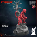 Tigra Marvel MCP-compatible 40mm resin proxy miniature by Trident Miniatures - product image 2
