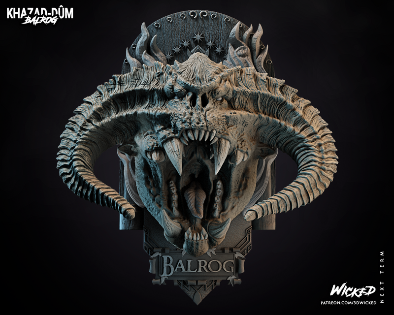 Balrog Bust resin bust kit view 2
