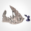 Xenos Crashed Ships 3D printed terrain view 2