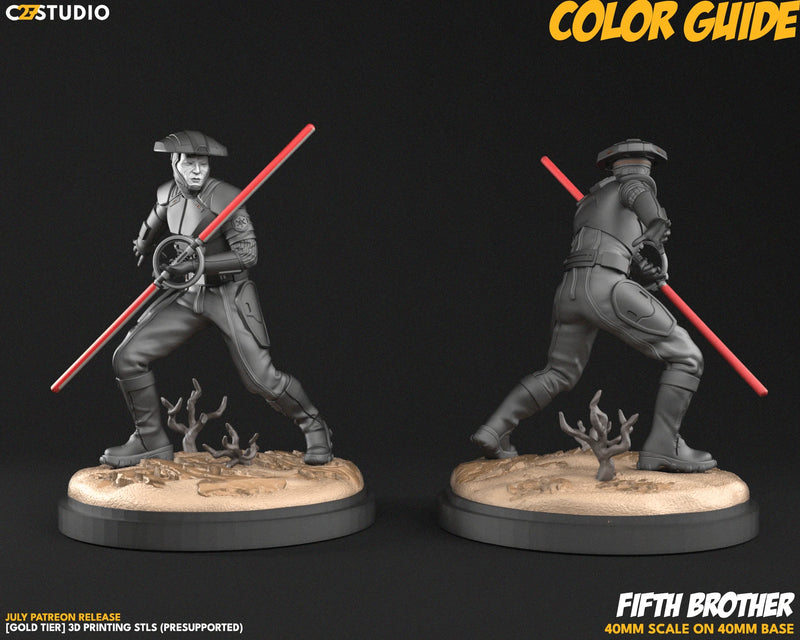 Fifth Brother Star Wars Shatterpoint-compatible resin miniature by C27 Studios - product image 2