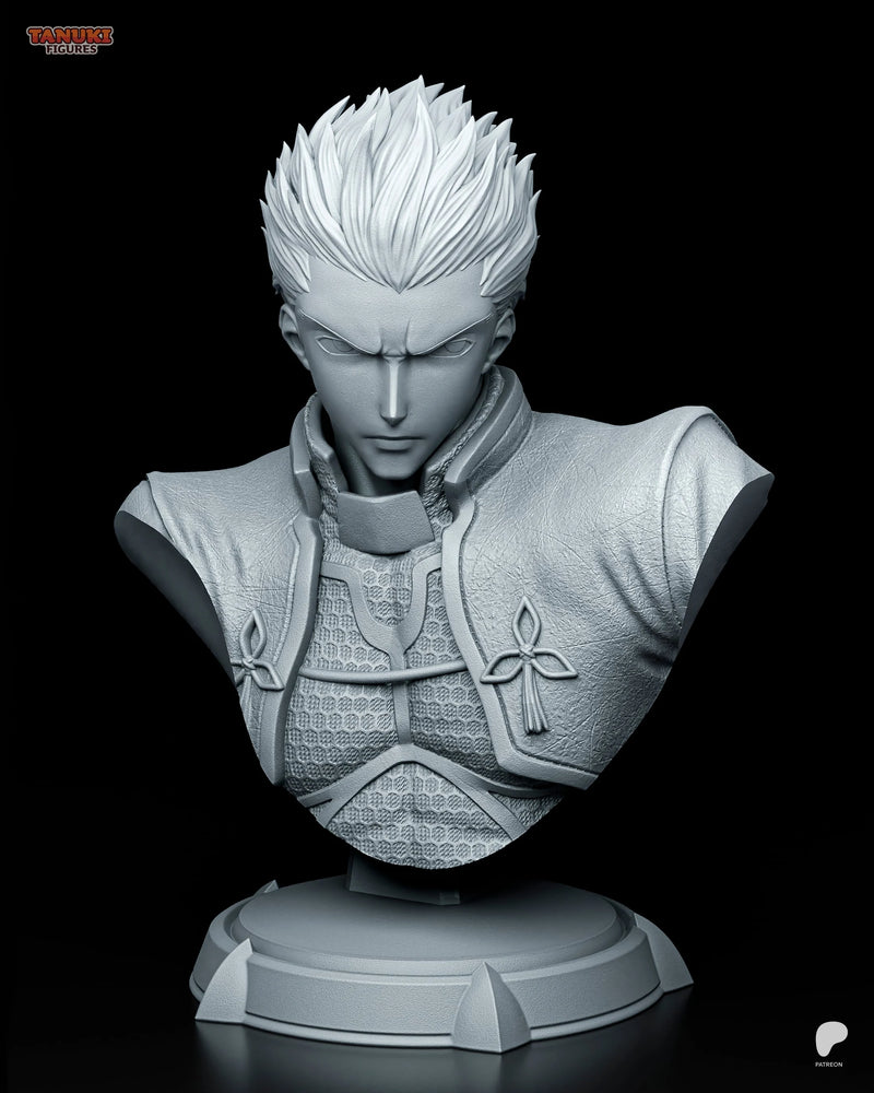 Archer Resin Statue & Bust - Bust view 2