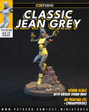 Jean Grey (Original) Marvel MCP-compatible resin miniature by C27 Studios - product image 2