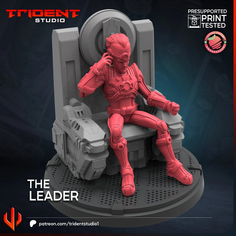 The Leader Marvel MCP-compatible 40mm resin proxy miniature by Trident Miniatures - product image 2