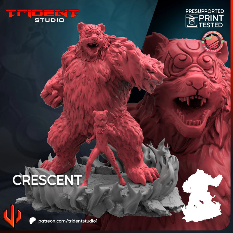Crescent Marvel MCP-compatible 40mm resin proxy miniature by Trident Miniatures - product image 2