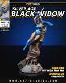 Black Widow (Silver Age) Marvel MCP-compatible resin miniature by C27 Studios - product image 2