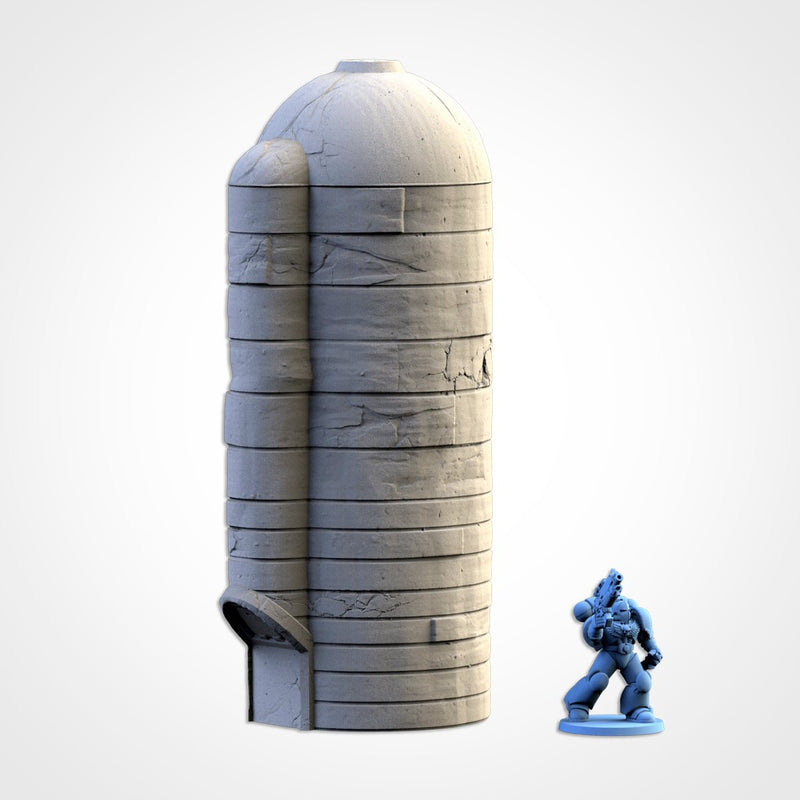 Silos & Storage Tanks 3D printed terrain view 2