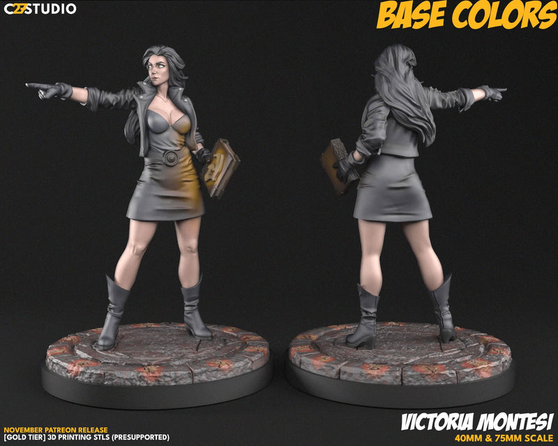 Vicki Montesi Marvel MCP-compatible resin miniature by C27 Studios - product image 2