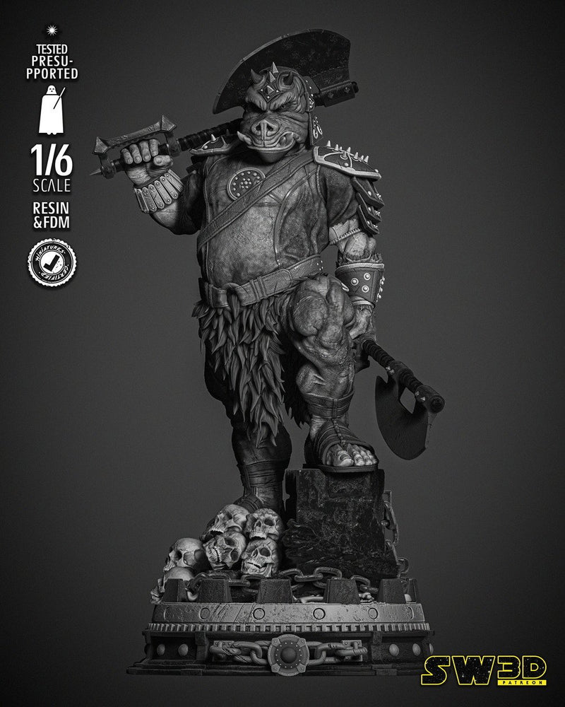 Gamorrean Guard Sculpture