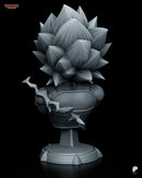 Vegeta SSJ3 Resin Statue & Bust - Bust view 2