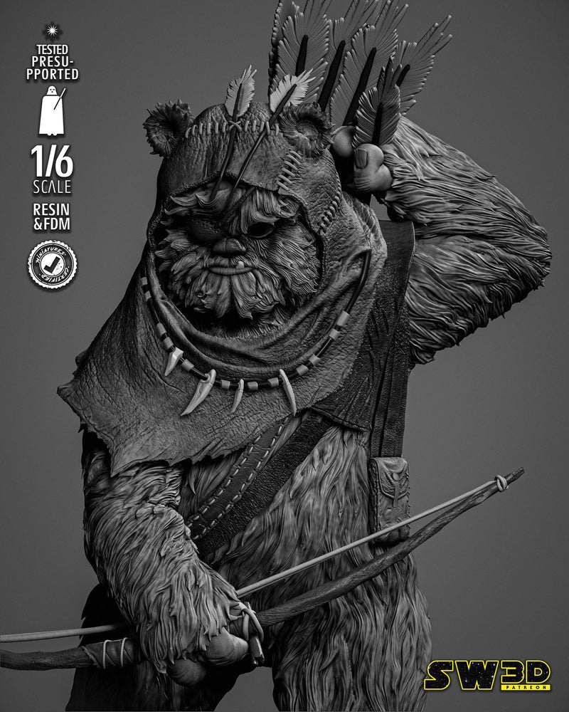 Ewok 3 Sculpture