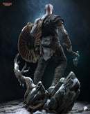 Kratos (2018) Resin Statue & Bust - Full Size view 2