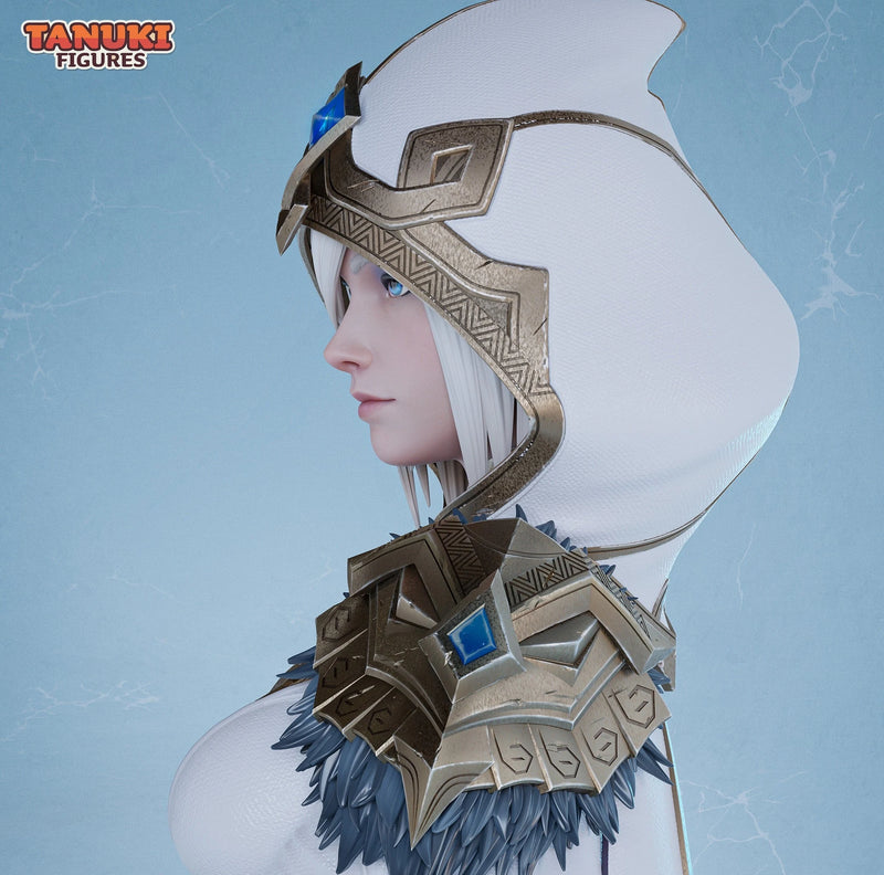Ashe Resin Statue & Bust - Bust view 2