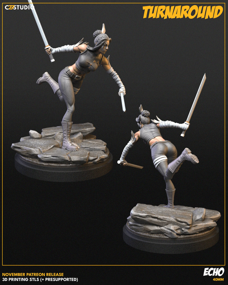 Echo Marvel MCP-compatible resin miniature by C27 Studios - product image 2