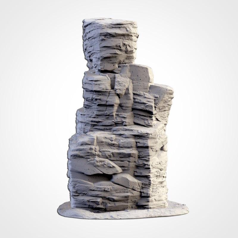 Rocky Mountains 3D printed terrain view 2