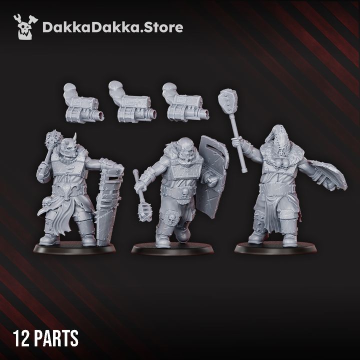 Vulture Ogres x3 - DakkaDakka Resin Miniature Squad - image 2