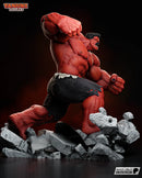 Red Hulk Resin Statue & Bust - Full Size view 2