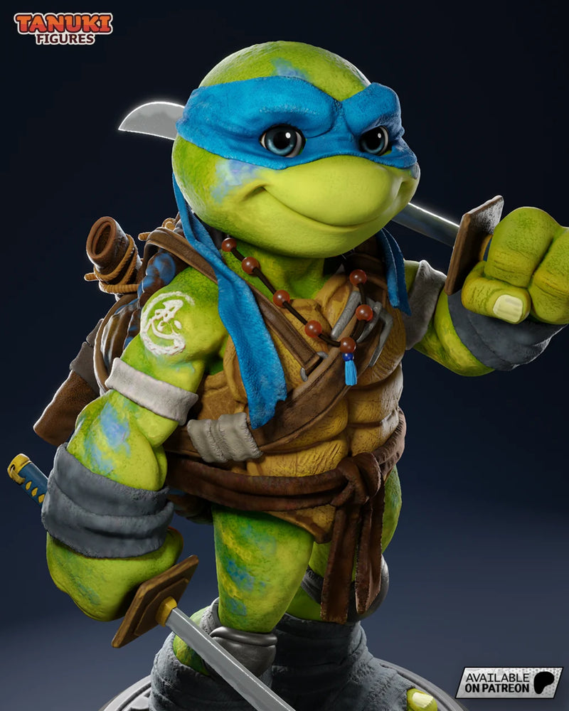 Leonardo Toon Resin Figure - Toon view 2