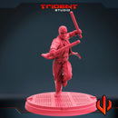 Moon Knight - Sculpt B Marvel MCP-compatible 40mm resin proxy miniature by Trident Miniatures - product image 2
