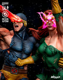 Cyclops and Jean Diorama resin diorama kit view 2