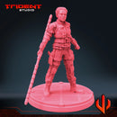 Yelena Belova - Sculpt B Marvel MCP-compatible 40mm resin proxy miniature by Trident Miniatures - product image 2