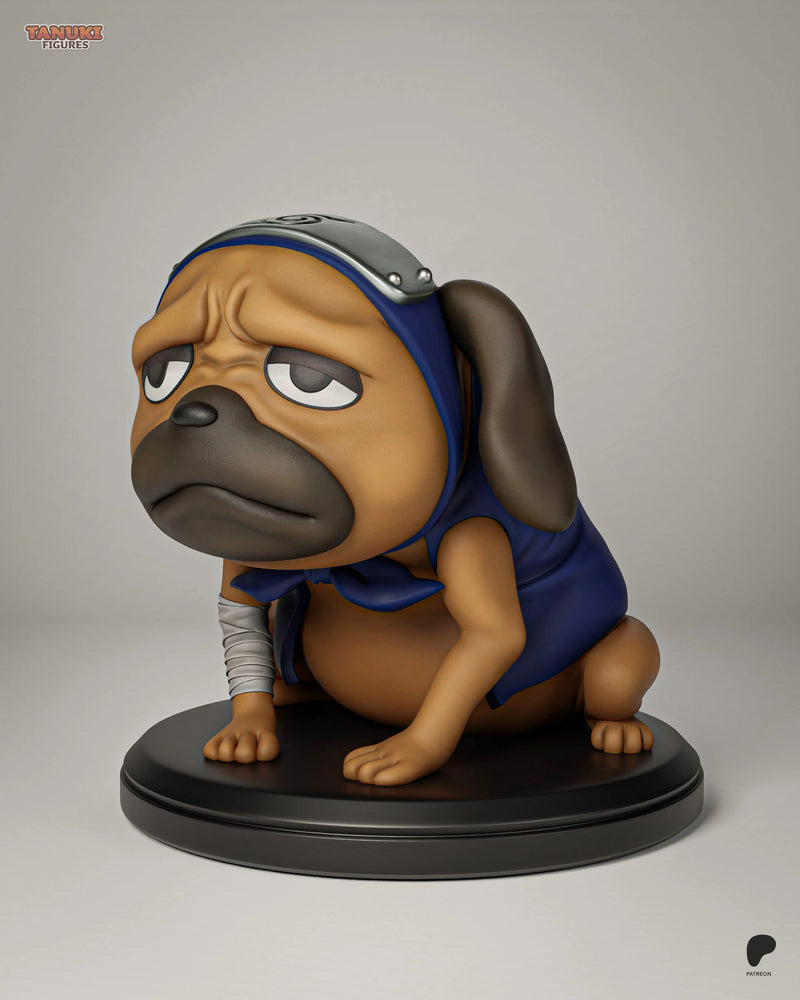 Pakkun Resin Statue - Full Size view 2