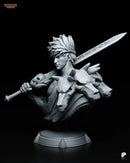 Zagreus Resin Statue & Bust - Bust view 2