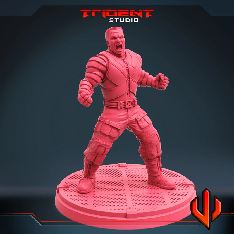 Colossus - Sculpt B Marvel MCP-compatible 40mm resin proxy miniature by Trident Miniatures - product image 2