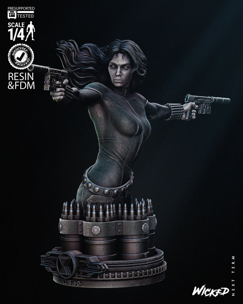 Black Widow 2024 Bust resin bust kit view 2